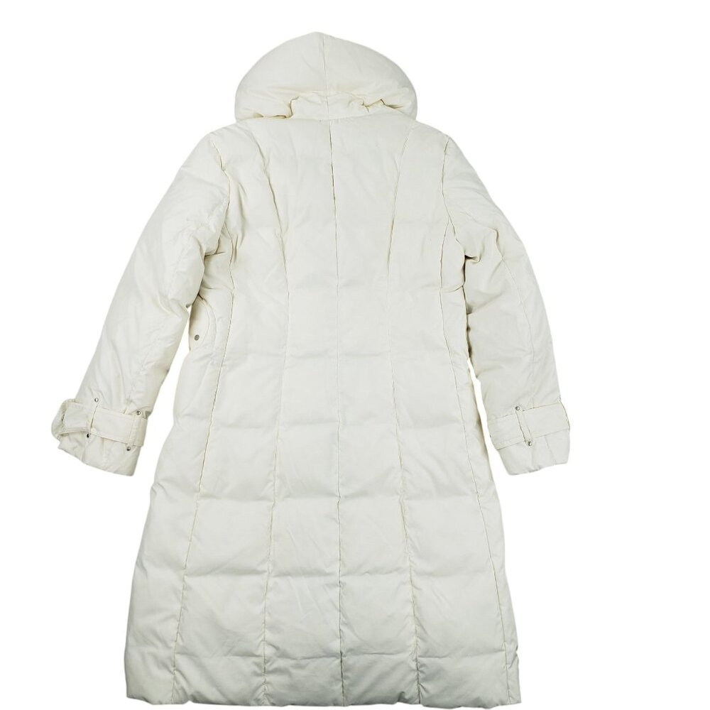 Cole Haan Women's Large Fill 80% Down, 20% Feather Coat Ivory Cream Jacket EUC - Picture 13 of 16